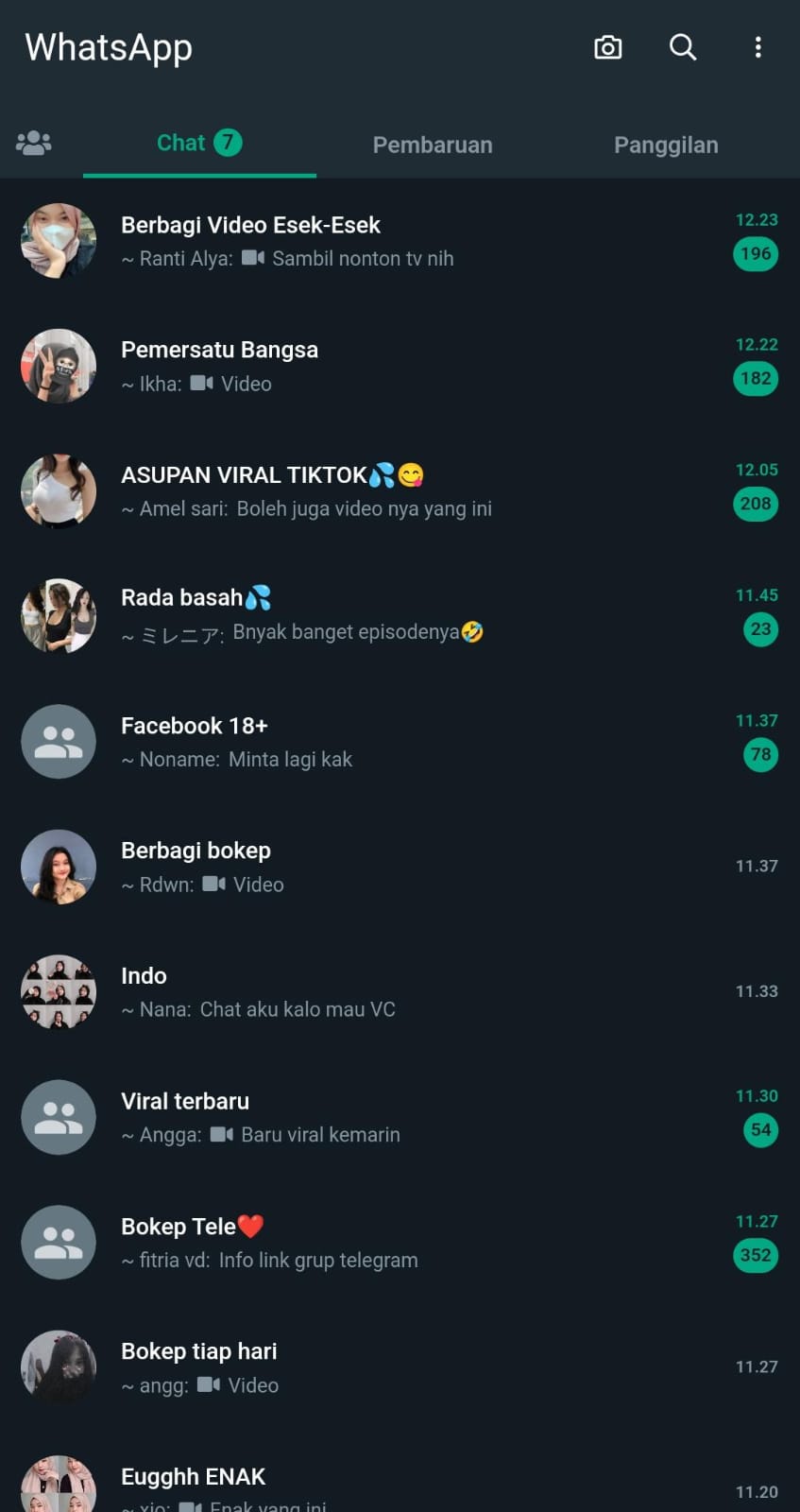 Whatsapp Dark Mode