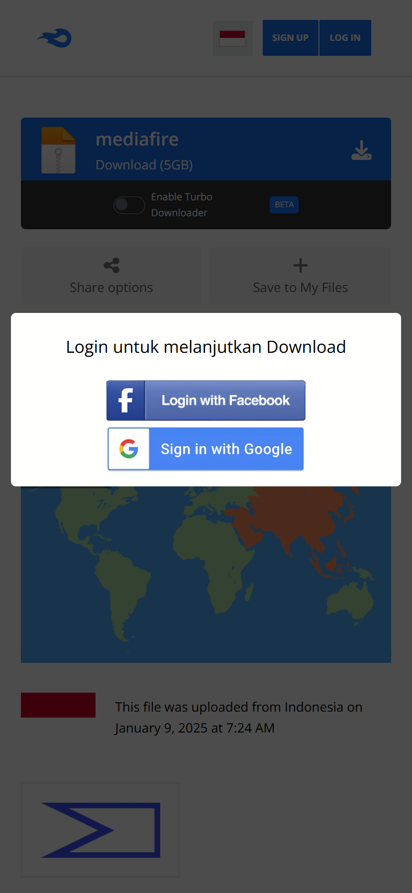 Mediafire ZIP 2 log V2