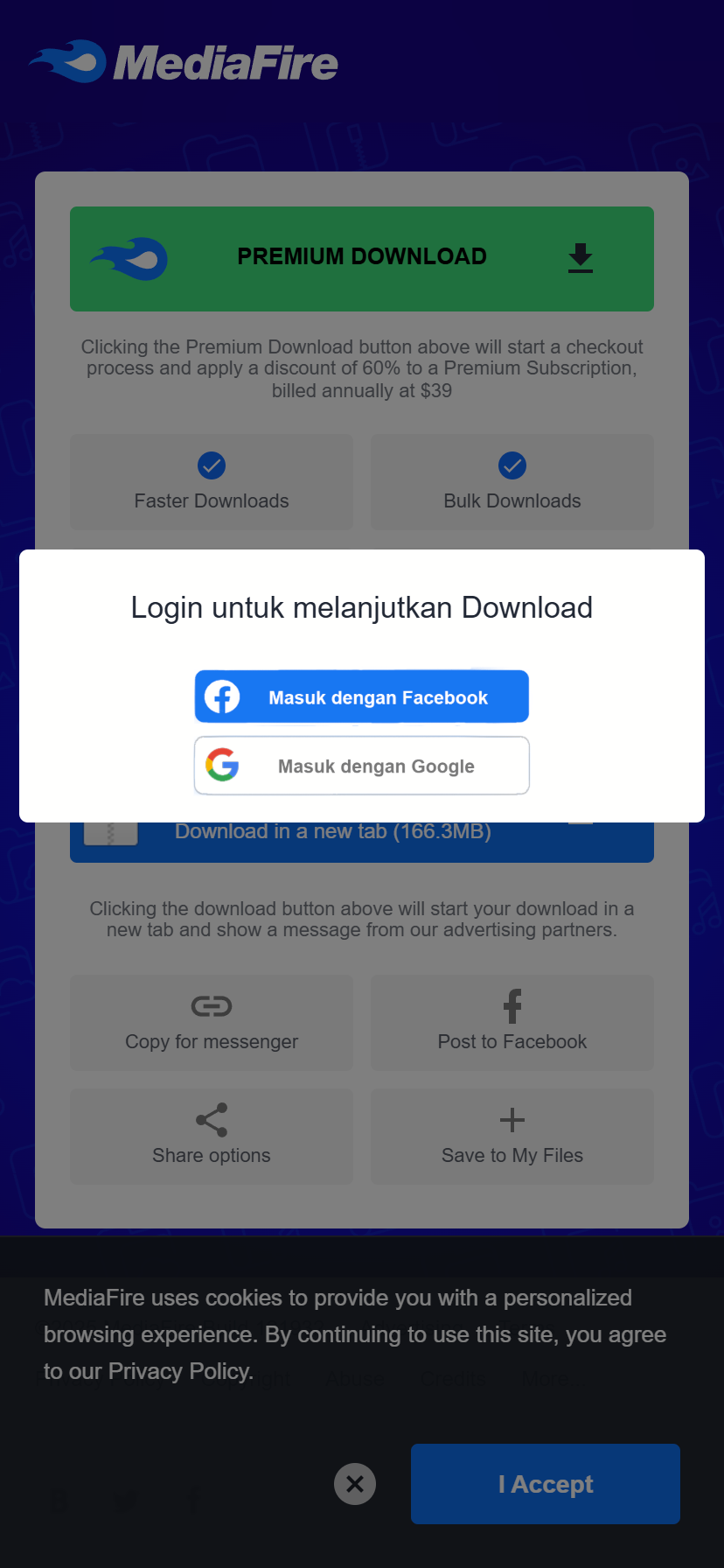 Mediafire ZIP 2 log V3